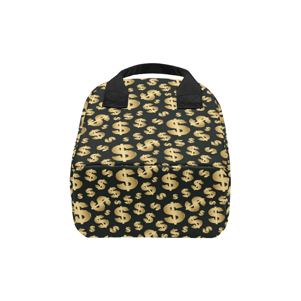 Dollar Pattern Print Design DO04 Insulated Lunch Bag