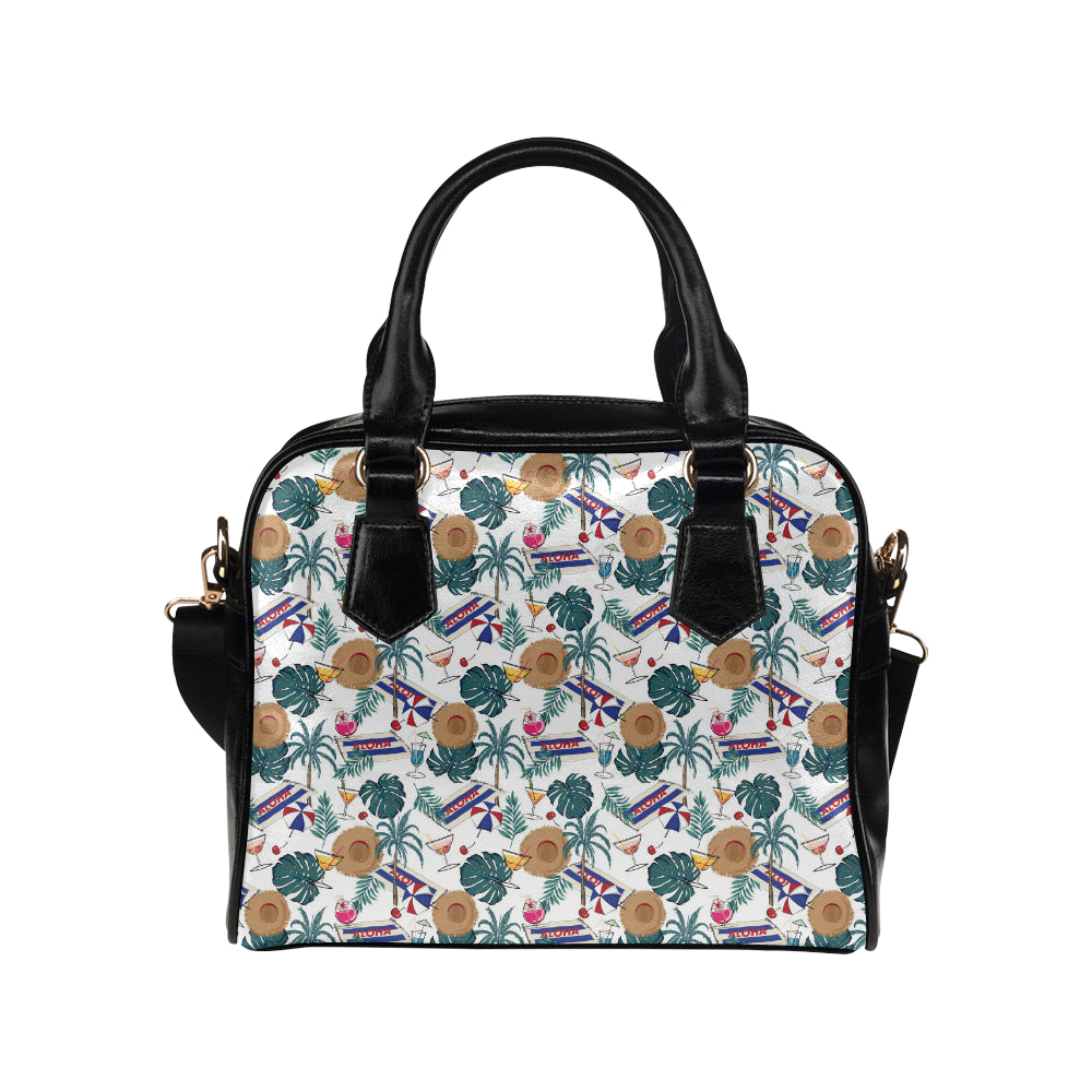 Aloha Hawaii Beach Pattern Print Design 04 Shoulder Handbag