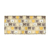 Bear PatchworkPattern Print Design 01 Men's ID Card Wallet