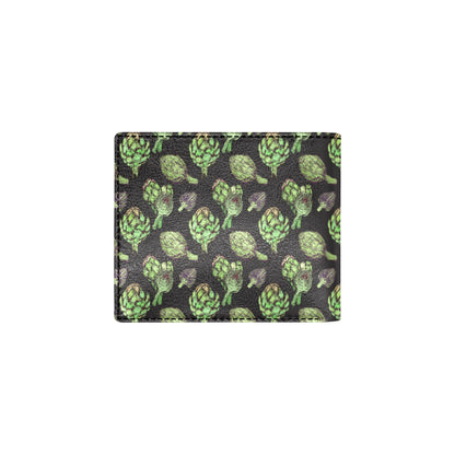 Artichoke Pattern Print Design 02 Men's ID Card Wallet