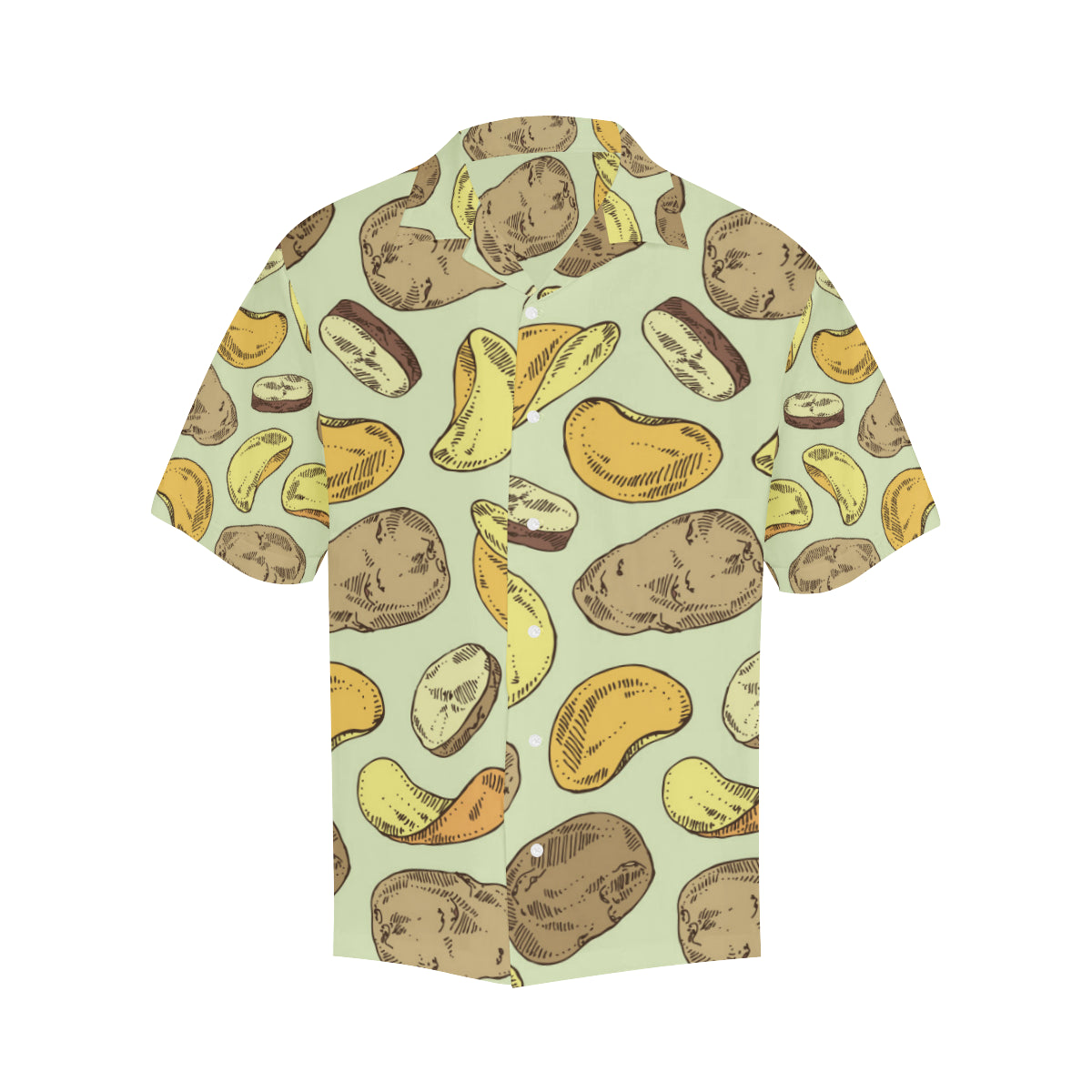 Potato Pattern Print Design A03 Men's Hawaiian Shirt