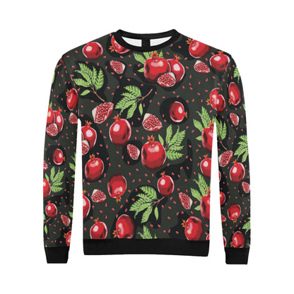 Pomegranate Pattern Print Design PG06 Men Long Sleeve Sweatshirt