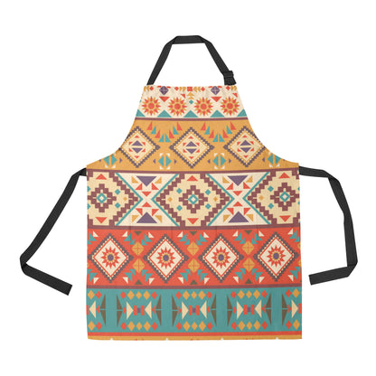 Navajo Pattern Print Design A01 Apron with Pocket