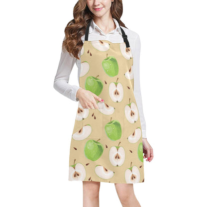 Apple Pattern Print Design AP07 Apron with Pocket