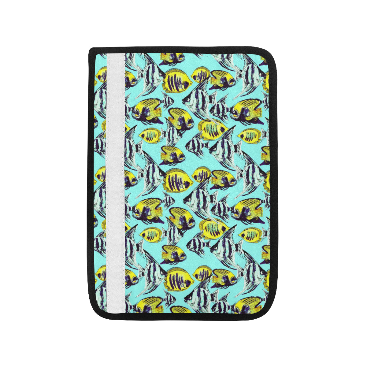 Angelfish Pattern Print Design 02 Car Seat Belt Cover