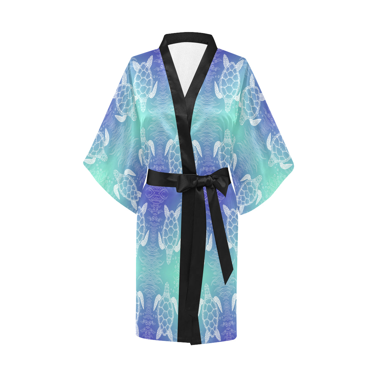 Sea Turtle Draw Women Kimono Robe – JorJune
