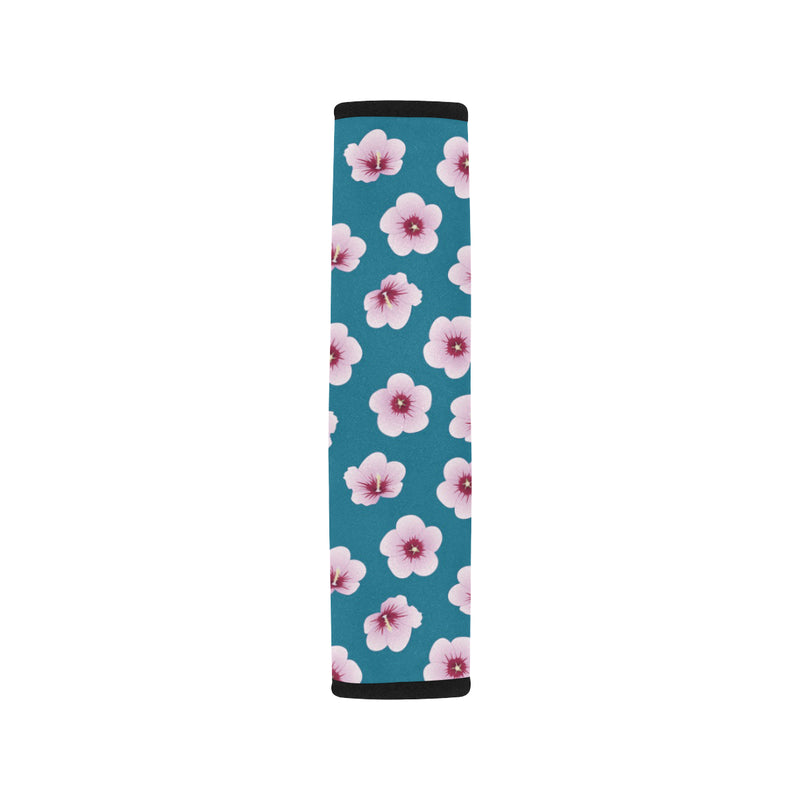 Cherry Blossom Pattern Print Design CB08 Car Seat Belt Cover