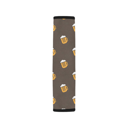 Beer Pattern Print Design 01 Car Seat Belt Cover