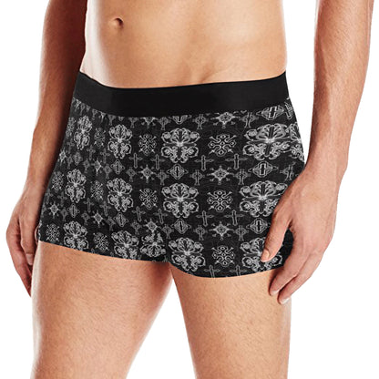 Cross Pattern Print Design 04 Men's Boxer Briefs
