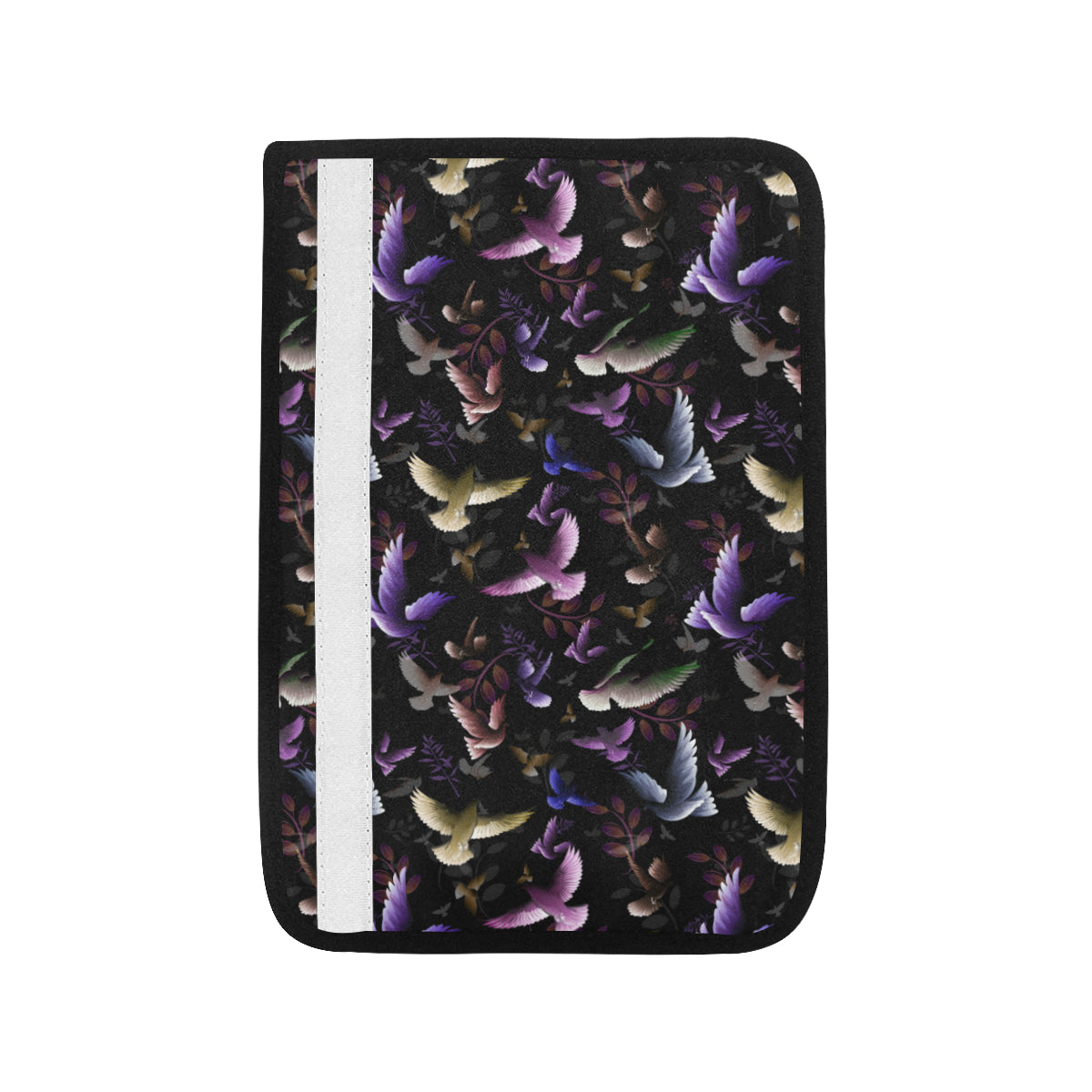 Pigeon Pattern Print Design 01 Car Seat Belt Cover