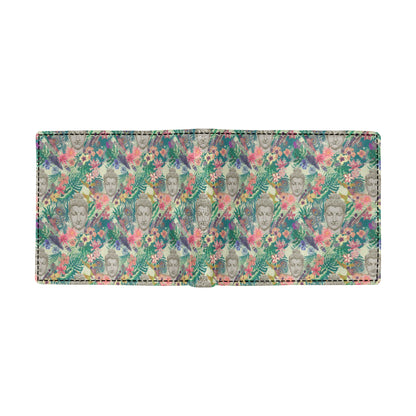 Buddha Pattern Print Design 08 Men's ID Card Wallet