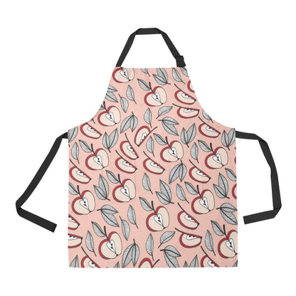 Apple Pattern Print Design AP04 Apron with Pocket