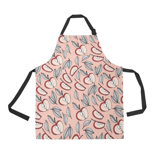 Apple Pattern Print Design AP04 Apron with Pocket