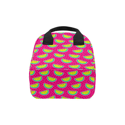 Watermelon Pattern Print Design WM04 Insulated Lunch Bag