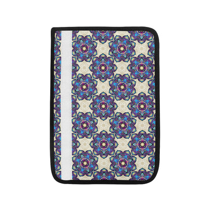 lotus Boho Pattern Print Design LO08 Car Seat Belt Cover