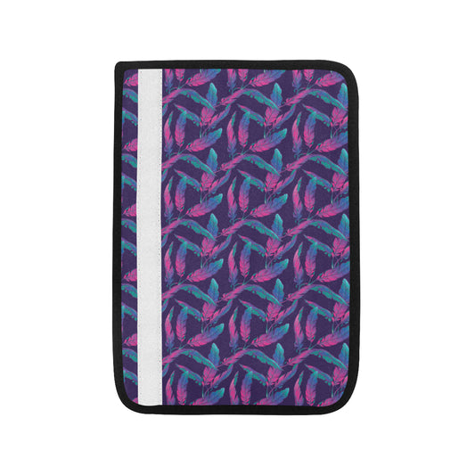 Banana Leaf Pattern Print Design 08 Car Seat Belt Cover