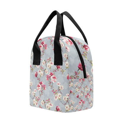 Summer Floral Pattern Print Design SF02 Insulated Lunch Bag