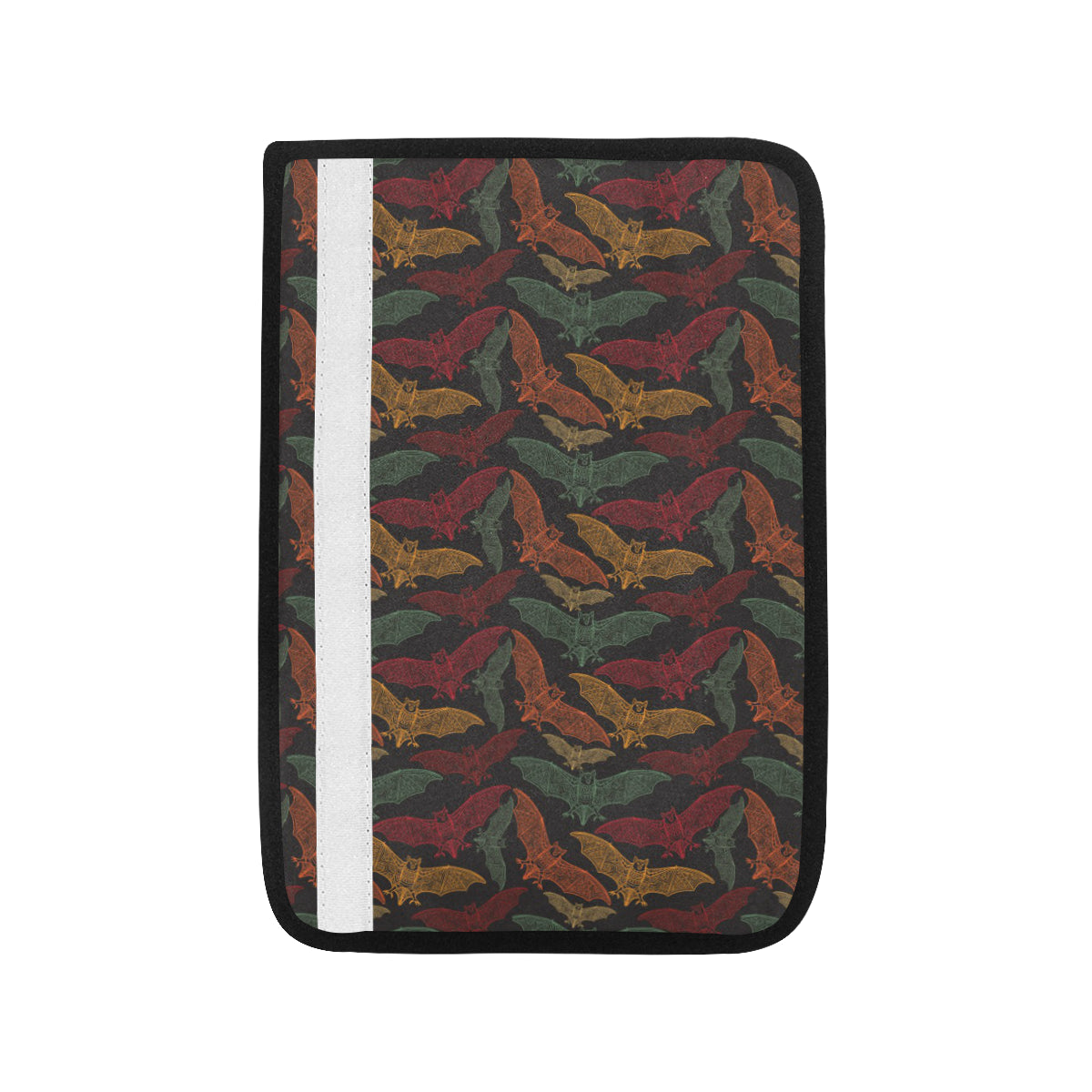 Bat Tribal Pattern Print Design 03 Car Seat Belt Cover