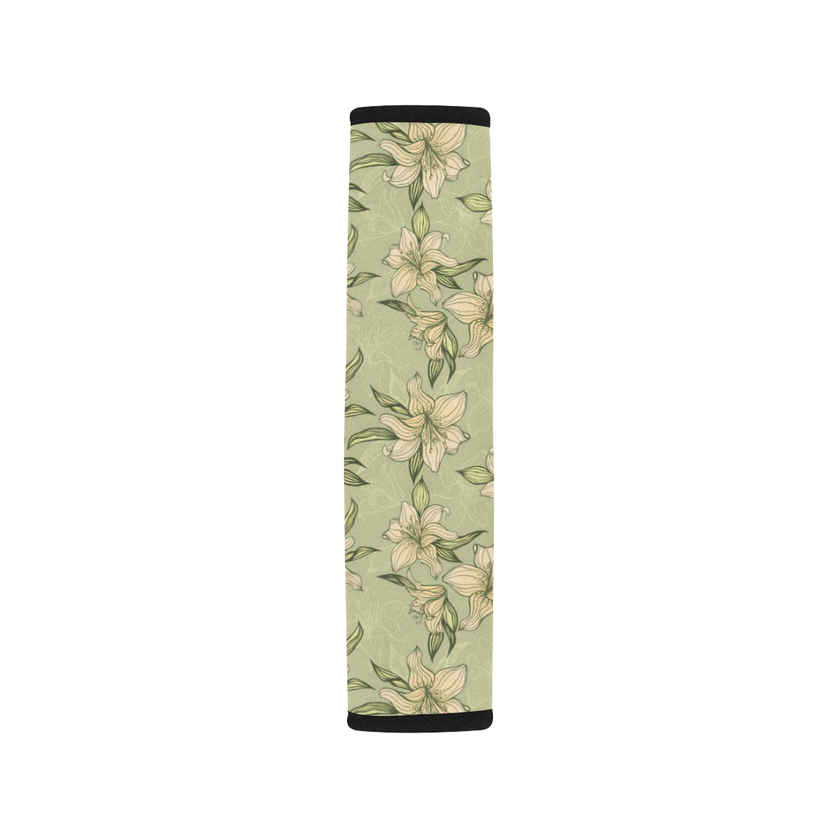Lily Pattern Print Design LY06 Car Seat Belt Cover