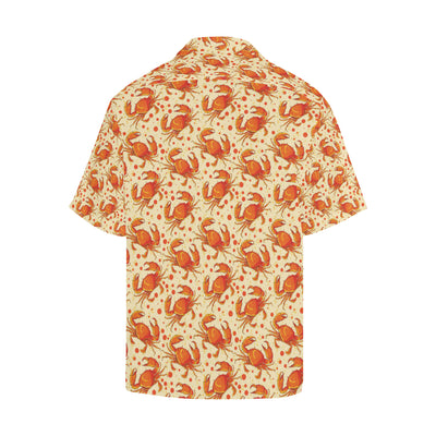 Crab Pattern Print Design 01 Men's Hawaiian Shirt