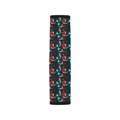 Mermaid Girl Themed Design Print Car Seat Belt Cover