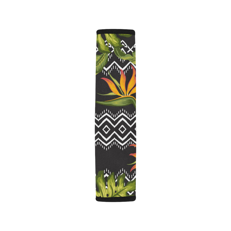 Bird Of Paradise Pattern Print Design BOP07 Car Seat Belt Cover