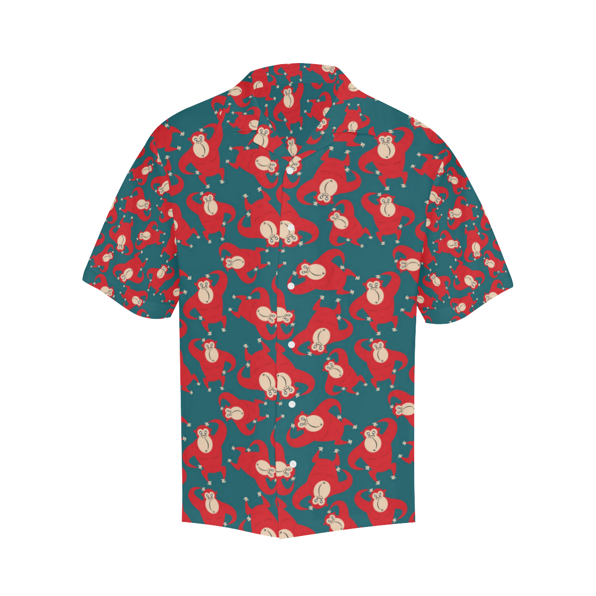 Chimpanzee Pattern Print Design 04 Men's Hawaiian Shirt