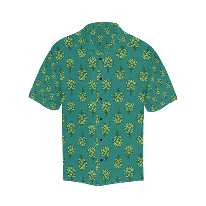 Artichoke Pattern Print Design 04 Men's Hawaiian Shirt