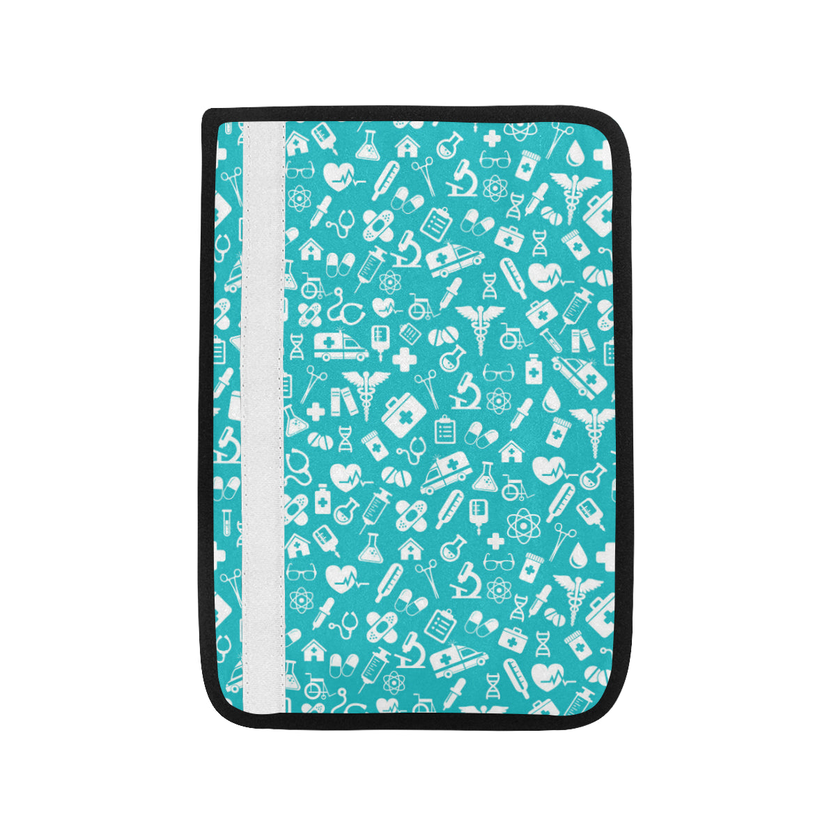 Medical Pattern Print Design 04 Car Seat Belt Cover