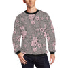 Cherry Blossom Pattern Print Design CB05 Men Long Sleeve Sweatshirt