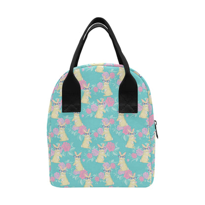 Rabbit Pattern Print Design RB05 Insulated Lunch Bag