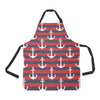 Nautical Pattern Print Design A05 Apron with Pocket