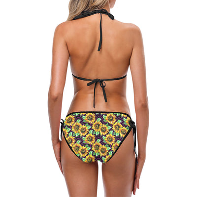 Sunflower Pattern Print Design SF012 Bikini