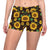 Sunflower Pattern Print Design SF01 Yoga Shorts