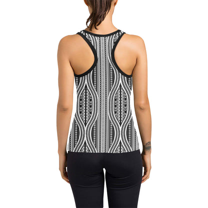 Polynesian Tribal Style Women's Racerback Tank Top