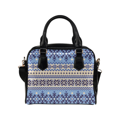 Nordic Pattern Print Design A03 Shoulder Handbag