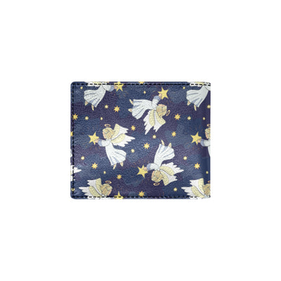 Angel Pattern Print Design 06 Men's ID Card Wallet