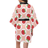 Apple Pattern Print Design AP08 Women Kimono Robe