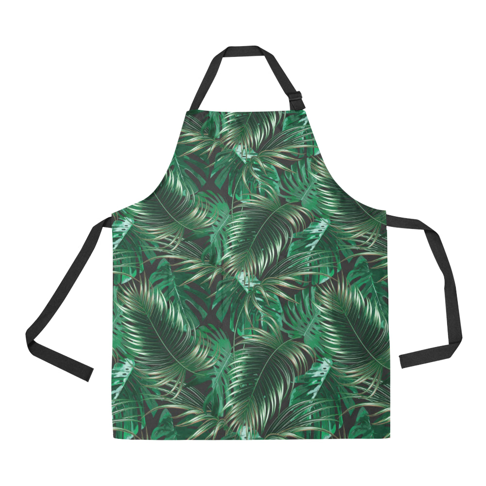 Tropical Flower Pattern Print Design TF012 Apron with Pocket