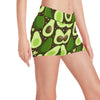 Avocado Pattern Print Design AC04 Yoga Shorts