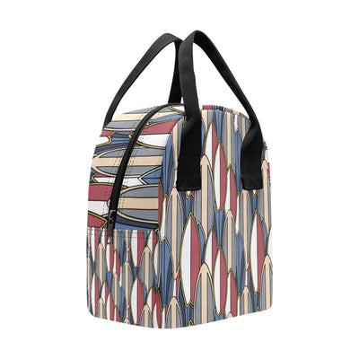 Surf board Pattern Insulated Lunch Bag