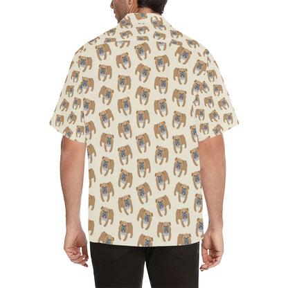 Bulldogs Pattern Print Design 01 Men's Hawaiian Shirt
