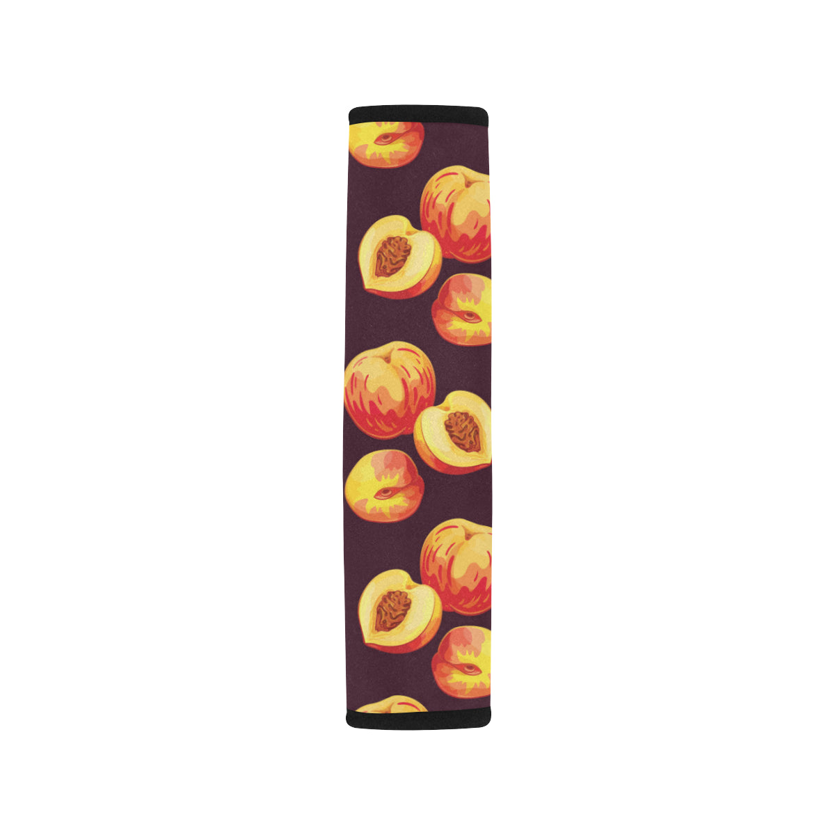 Peach Pattern Print Design A04 Car Seat Belt Cover