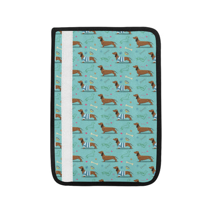 Dachshund Paw Decorative Print Pattern Car Seat Belt Cover