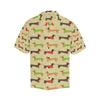 Dachshund Pattern Print Design 06 Men's Hawaiian Shirt