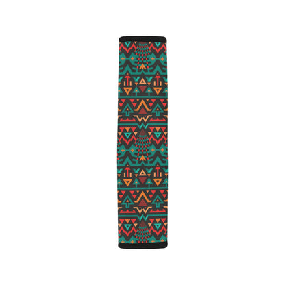 Aztec Pattern Print Design 04 Car Seat Belt Cover