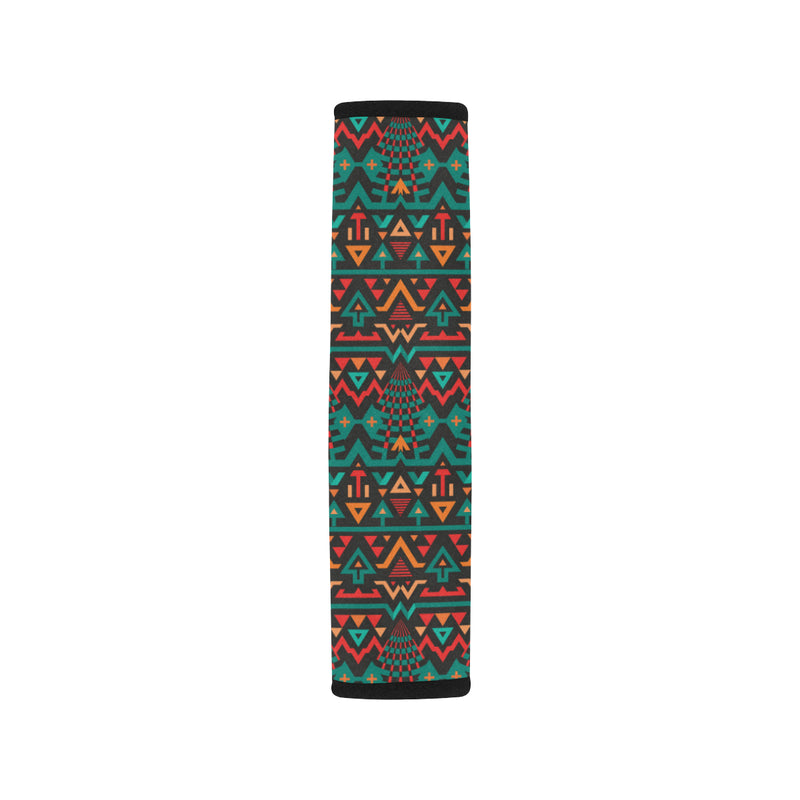 Aztec Pattern Print Design 04 Car Seat Belt Cover