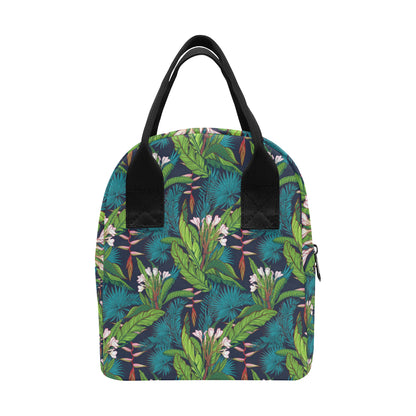 Rainforest Pattern Print Design RF01 Insulated Lunch Bag