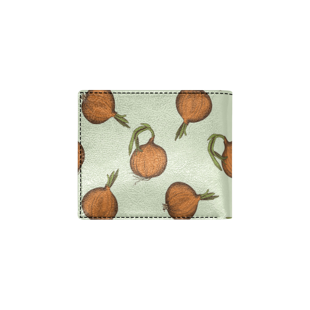 Onion Pattern Print Design A05 Men's ID Card Wallet