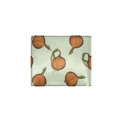 Onion Pattern Print Design A05 Men's ID Card Wallet